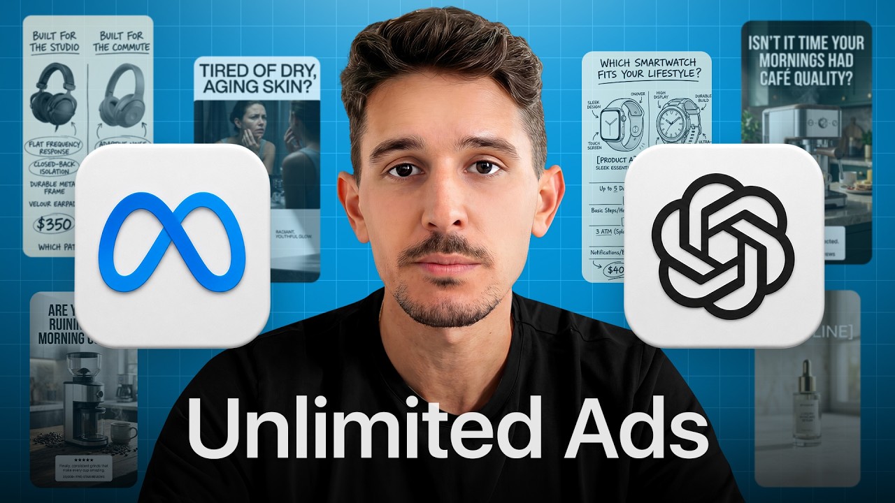Claude + Meta Ads Library = Unlimited Winning Ad Creatives – video thumbnail